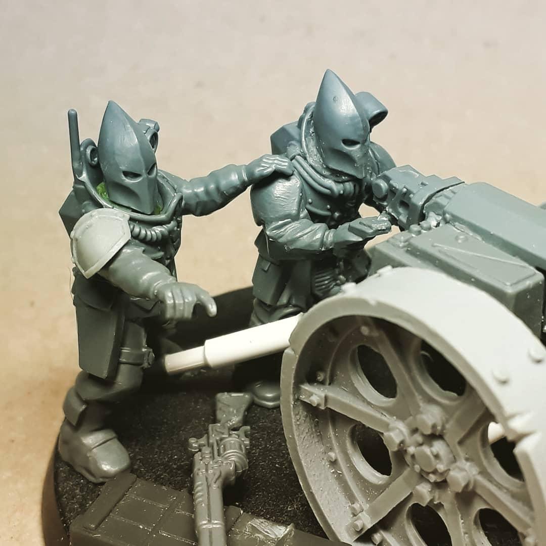 Astra Militarum, Caynspenitents, Conversion, Heavy Weapons Team, Imperial Guard, Warhammer